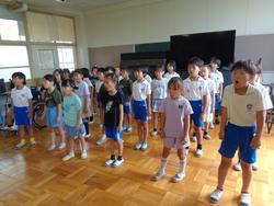 1年生・2年生 歌の交流会