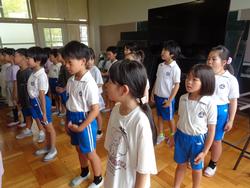 1年生・2年生 歌の交流会