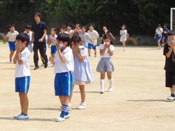 避難訓練の様子