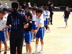 避難訓練の様子