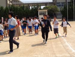 避難訓練の様子