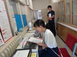 避難訓練の様子