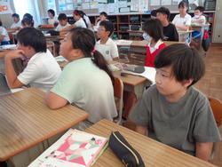 5年生家庭科の授業