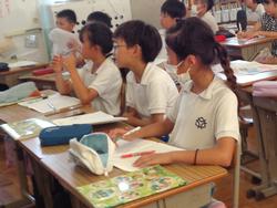 5年生家庭科の授業