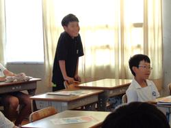 5年生家庭科の授業