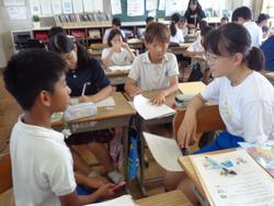 6年生外国語の授業