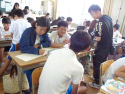 6年生外国語の授業