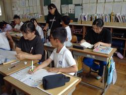 6年生外国語の授業