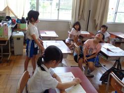 1年生国語の授業
