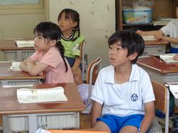 1年生国語の授業