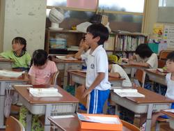 1年生国語の授業