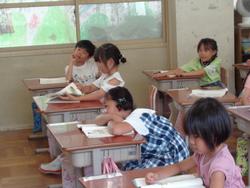 1年生国語の授業