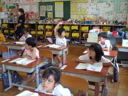 1年生国語の授業