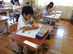1年生国語の授業