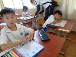 1年生国語の授業