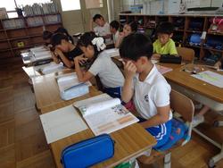 3年生道徳の授業