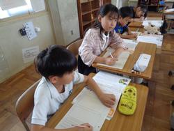 3年生道徳の授業