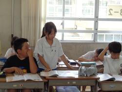 3年生道徳の授業