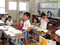 2年生国語の授業