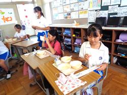 5年生給食の時間
