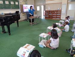 1年生音楽の授業