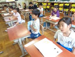 1年生国語の授業