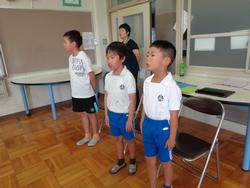 1学期終業式の様子