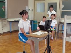 始業式の様子
