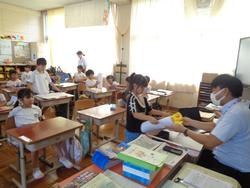 1年生 始業式後の学級活動