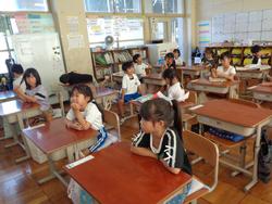 1年生 始業式後の学級活動