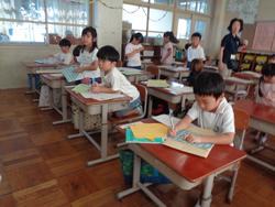 1年生 始業式後の学級活動