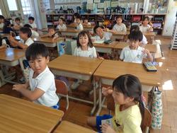2年生 始業式後の学級活動