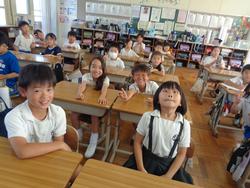 2年生 始業式後の学級活動