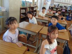 2年生 始業式後の学級活動