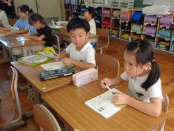 2年生 始業式後の学級活動