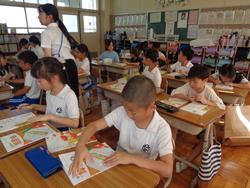 2年生 始業式後の学級活動
