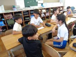3年生 始業式後の学級活動