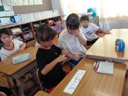 3年生 始業式後の学級活動