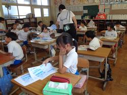3年生 始業式後の学級活動