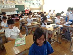 3年生 始業式後の学級活動