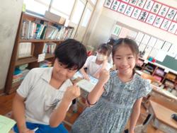 4年生 始業式後の学級活動