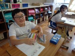 4年生 始業式後の学級活動