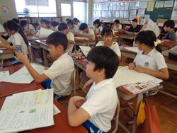 5年生 始業式後の学級活動