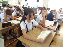 5年生 始業式後の学級活動