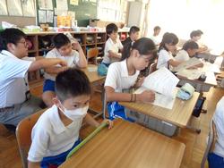 5年生 始業式後の学級活動