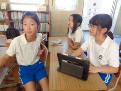 5年生 始業式後の学級活動