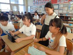5年生 始業式後の学級活動