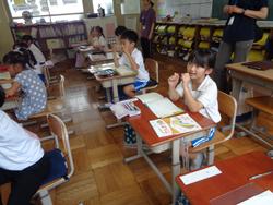 1年生算数の授業
