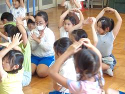 2年生「おなか元気教室」の様子
