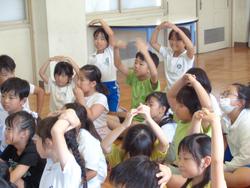 2年生「おなか元気教室」の様子